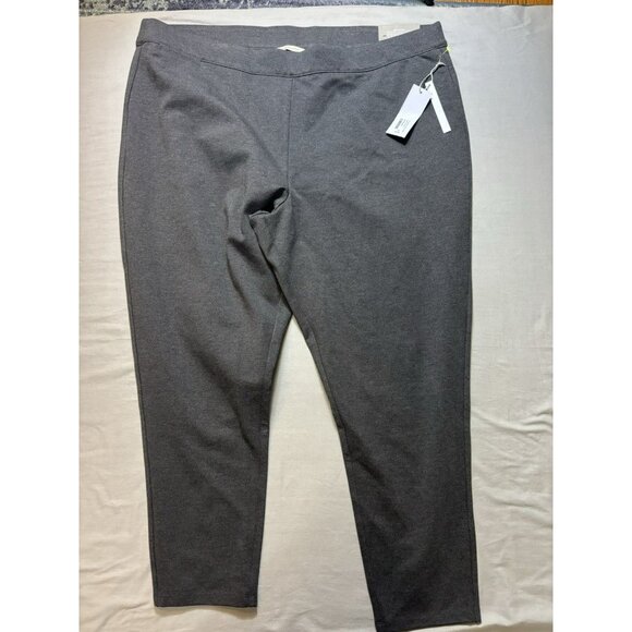 SOFT SURROUNDINGS Ponte Pull On legging Pants 3X Gray Heather NWT - Picture 2 of 12